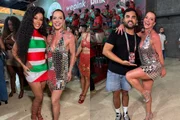 Karen Lopes, Brunna Gonçalves e Lucas Guedez