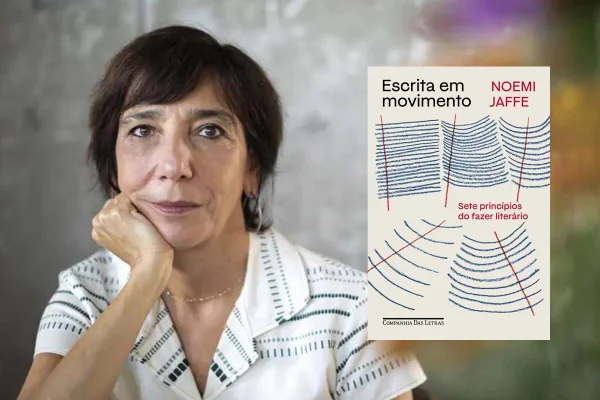 noemi jaffe com capa do livro escrita em movimento