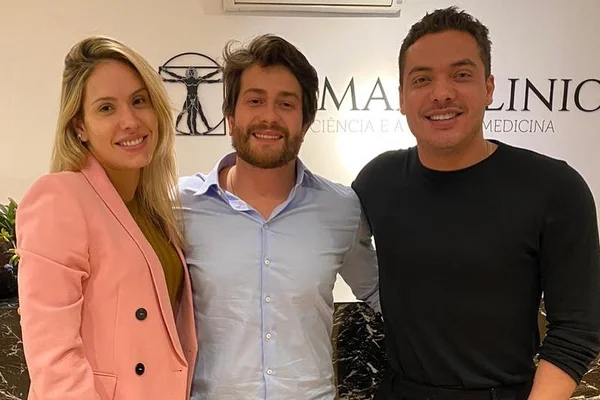 Ivan Rollemberg com Wesley Safadão e Thyane Dantas