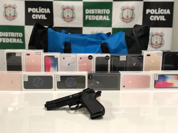 PCDF prende quadrilha que roubou loja de celulares no Lago Sul