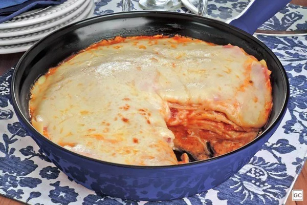 Lasanha de frigideira