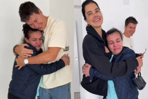 Rodrigo Faro presenteia funcionária com apartamento: “Sonho”