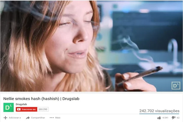 Youtubers experimentam drogas e gravam para conscientizar espectadores