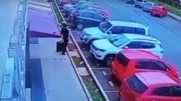 Vídeo. Câmera flagra casal esquecendo mala em Águas Claras