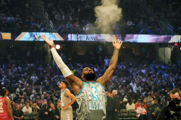 Lendas e celebridades: as melhores fotos do Jogo das Estrelas da NBA