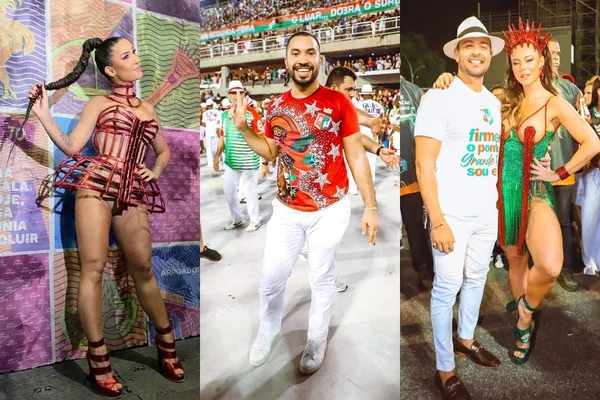 Bianca Andrade, Gil do Vigor, Diogo Nogueira e Paolla Oliveira no Camarote Salvador