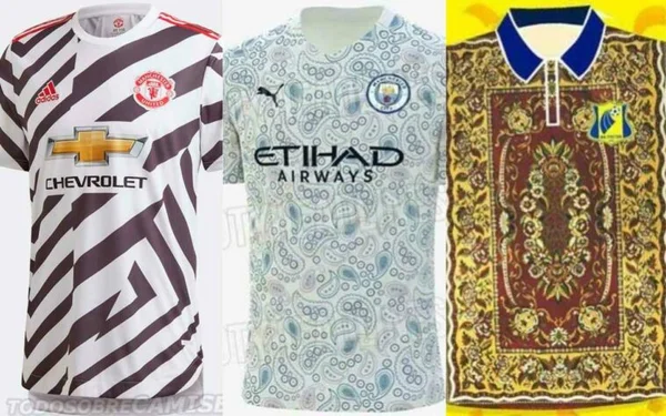 Moda Manchester City: listamos as camisas mais estranhas do futebol mundial