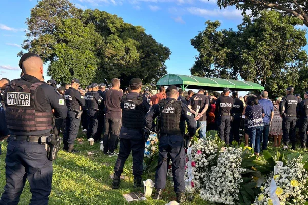 PM morto em acidente é enterrado o DF - Metrópoles