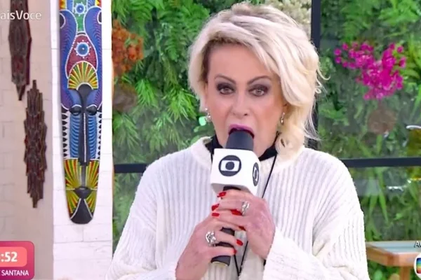 Ana Maria come microfone ao vivo e vira meme na web