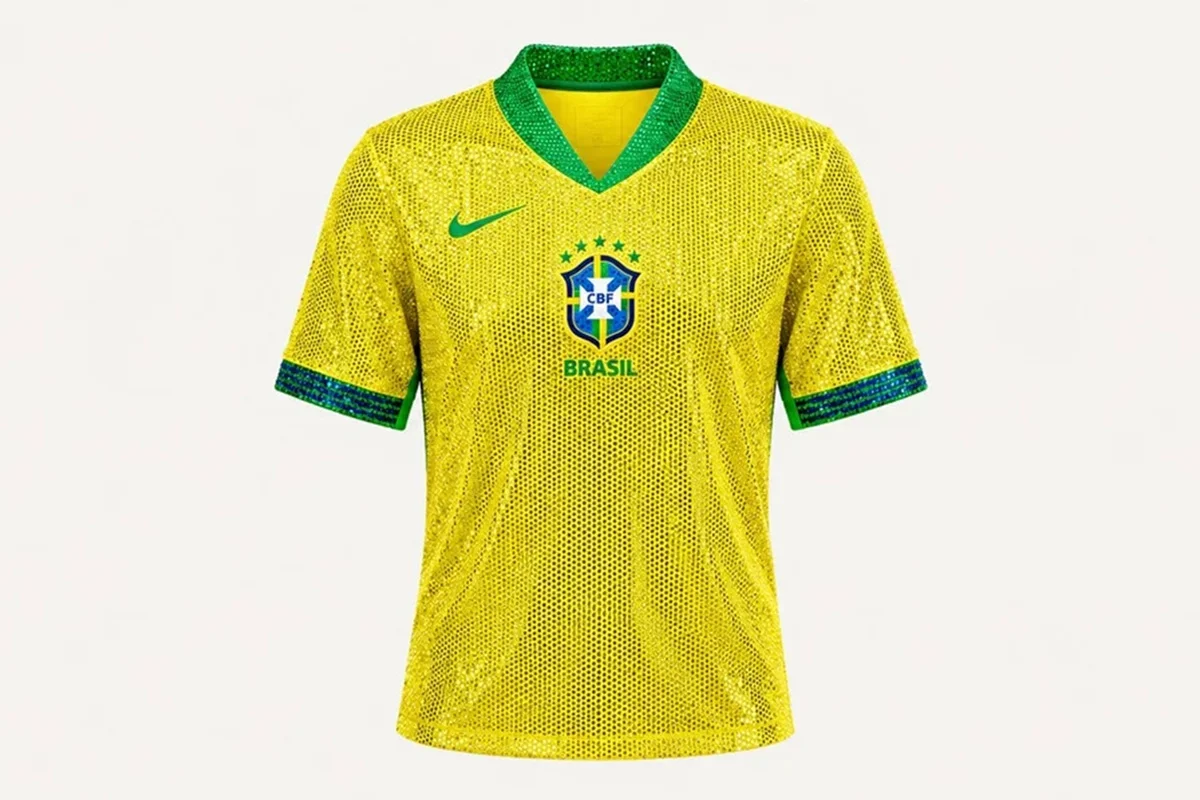 Blusa estilizada da Seleção Brasileira usada por Ivete Sangalo Blusa estilizada da Seleção Brasileira usada por Ivete Sangalo