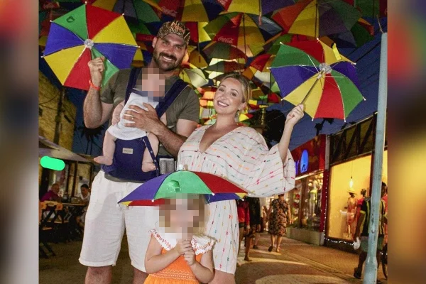 Eduardo Bolsonaro e família em Porto de Galinhas