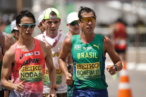Gianetti, mãe de Caio Bonfim, comemora medalha na Marcha Atlética