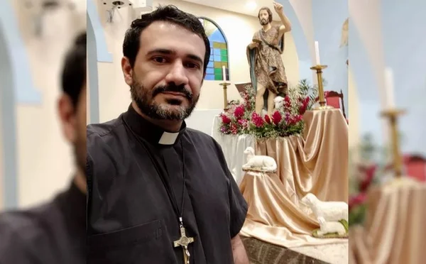 Murah Rannier, de 37 anos, padre em Cumari, Goiás