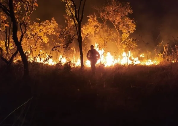 Incêndio na Chapada dos Veadeiros (GO)
