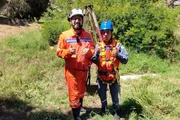 Vira-lata caramelo cai em poço de 5 metros e é resgatado pela Defesa Civil