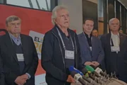 Candidato à presidência pelo PSD, Ronaldo Caiado participa de evento em SP