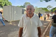 O eleitor Lorival Dias de Oliveira, 83 anos