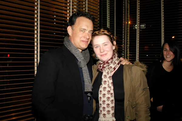 Tom Hanks e Elizabeth Hanks comparecem ao jantar para a exibição do Tastemaker de STARTER FOR 10 no Odeon em 13 de fevereiro de 2007 na cidade de Nova York
