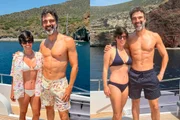 Tadeu Schmidt e a esposa, Ana Cristina