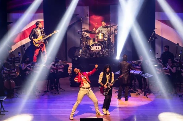 Foto colorida tributo a banda queen - Mwetrópoles