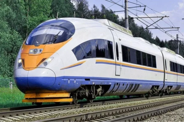 Imagem colorida de um trem - Metrópoles