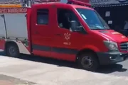 O Corpo de Bombeiros também prestou auxílio no local