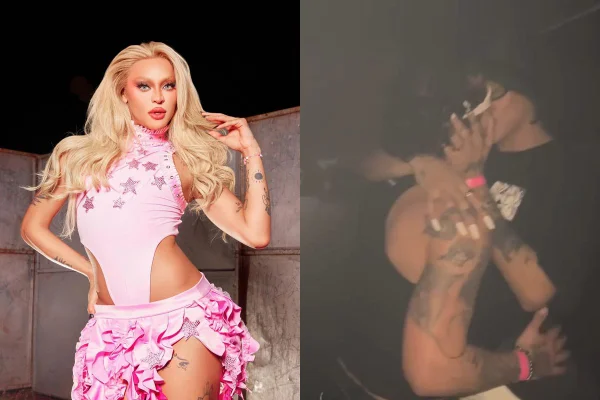 Montagem com foto e vídeo de Pabllo Vittar - Metrópoles