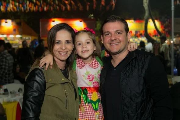 Aline Leal, Isabel Leal e Renato leal Aline Leal, Isabel Leal e Renato leal