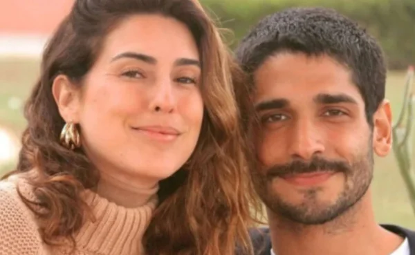 Fernanda Paes Leme com o ex-marido, Victor Sampaio
