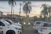 Veículos mobilizados na Operação Submundo