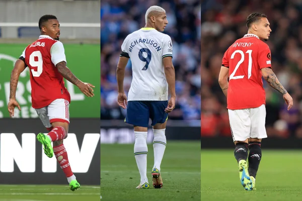Gabriel Jesus, Richarlison e Antony disputam primeiros clássicos