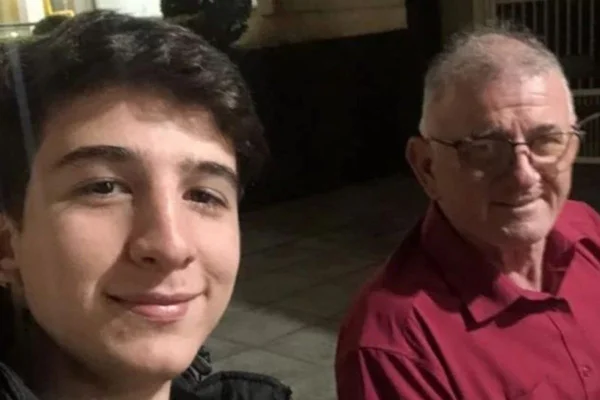 Imagem colorida de Luiz (esquerda) e Claudir (direita) atropelado - Metrópoles