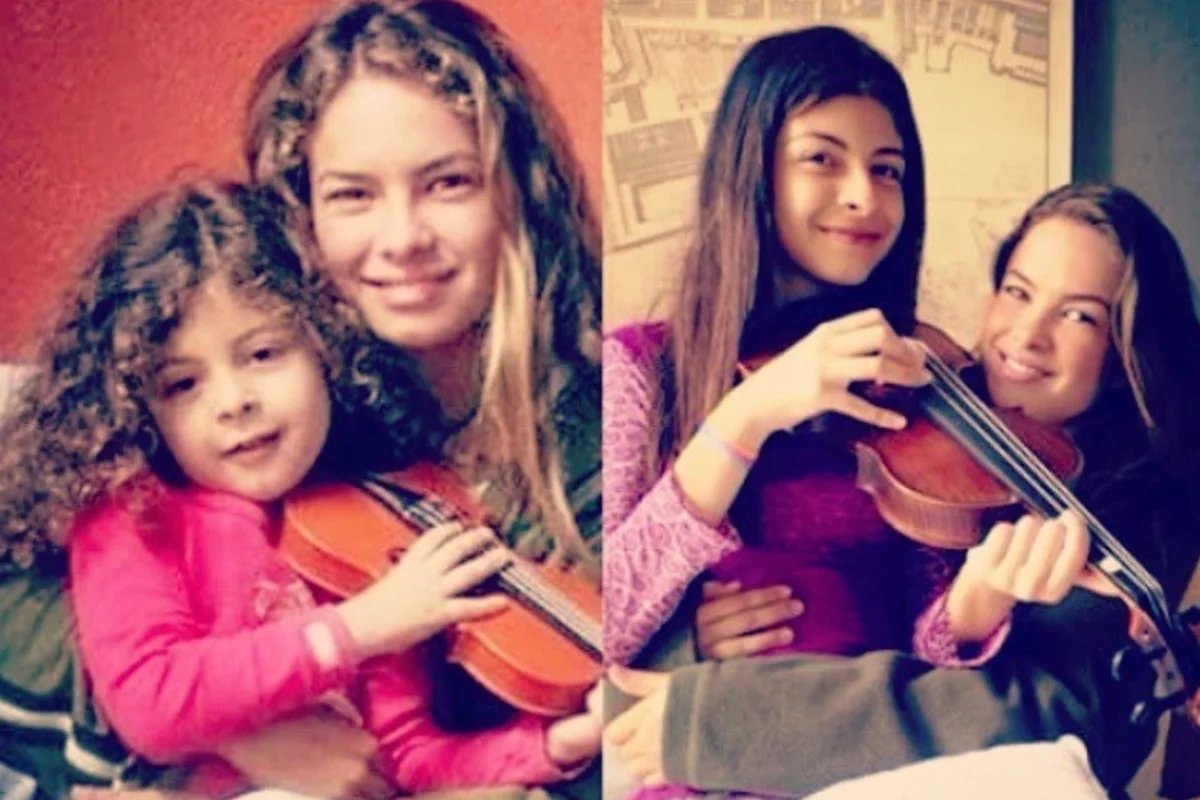 Ema e Lua Blanco posam em dois momentos Ema e Lua Blanco posam em dois momentos