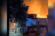 Incêndio em moradias na comunidade de Paraisópolis, zona sul de São Paulo Incêndio em moradias na comunidade de Paraisópolis, zona sul de São Paulo