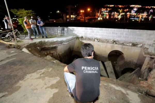 Vítimas de desabamento de calçada em Joinville recebem alta hospitalar