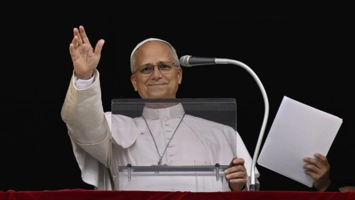 Papa Leão XIV realiza a oração do Angelus no Vaticano um dia após deixar hospital Papa Leão XIV realiza a oração do Angelus no Vaticano um dia após deixar hospital