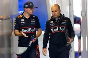 BUDAPEST, HUNGARY - AUGUST 2: Max Verstappen of the Netherlands and Oracle Red Bull Racing in discussion with his race engineer Gianpiero Lambiase during final practice ahead of the F1 Grand Prix of Hungary at Hungaroring on August 2, 2025 in Budapest, Hungary. (Photo by Kym Illman/Getty Images) BUDAPEST, HUNGARY - AUGUST 2: Max Verstappen of the Netherlands and Oracle Red Bull Racing in discussion with his race engineer Gianpiero Lambiase during final practice ahead of the F1 Grand Prix of Hungary at Hungaroring on August 2, 2025 in Budapest, Hungary. (Photo by Kym Illman/Getty Images)