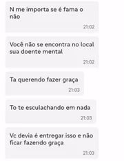 A entregadora desabafou sobre a treta envolvendo John Kennedy no aplicativo de delivery A entregadora desabafou sobre a treta envolvendo John Kennedy no aplicativo de delivery