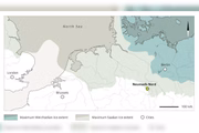 Mapa do sítio arqueológico de Neumark-Nord, na Alemanha