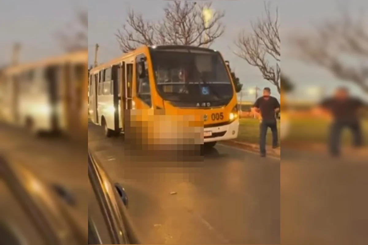 Mulher morre após ser atropelada por micro-ônibus na DF-290