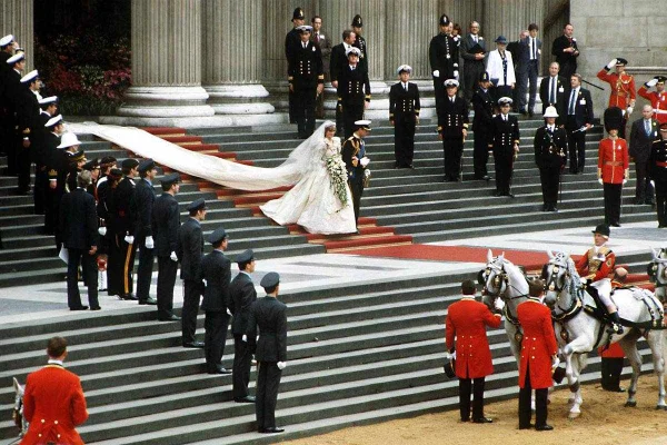 Casamento Lady Di e princípe Charles