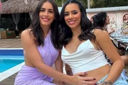 Bruna Biancardi e Bianca Biancardi posam juntas na primeira gestação da influenciadora Bruna Biancardi e Bianca Biancardi posam juntas na primeira gestação da influenciadora