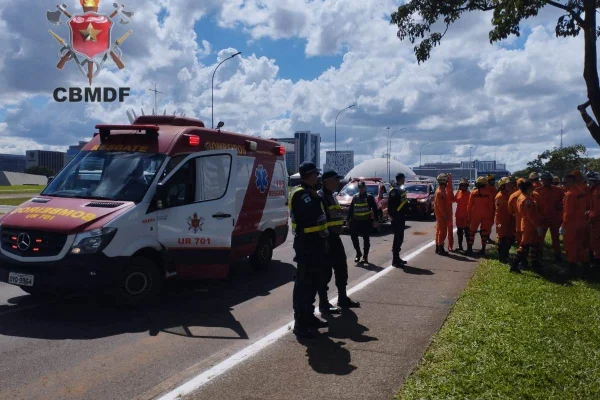 Bombeiros socorreram 160 pessoas durante a posse de Lula em Brasília