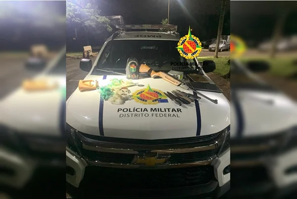 PMDF estoura ponto de tráfico de drogas perto de faculdade na Asa Sul