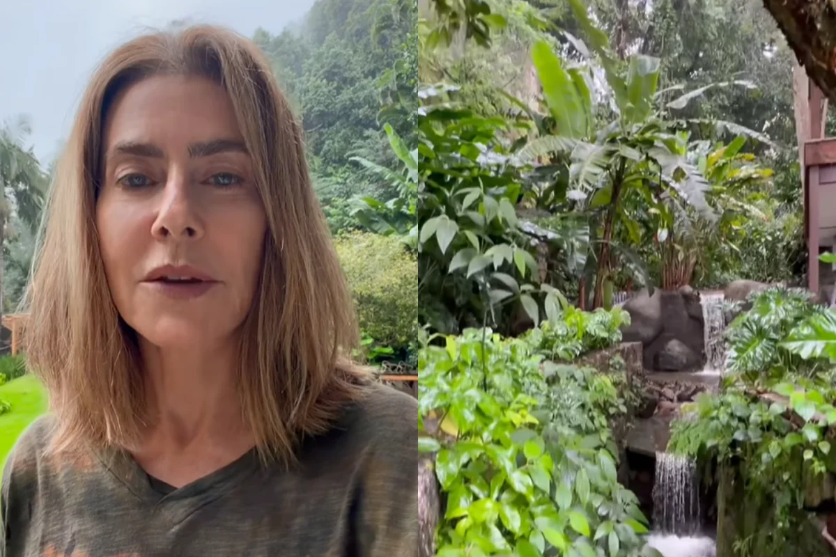 Entre natureza e animais Maitê Proença mostra sítio onde mora no RJ Entre natureza e animais Maitê Proença mostra sítio onde mora no RJ