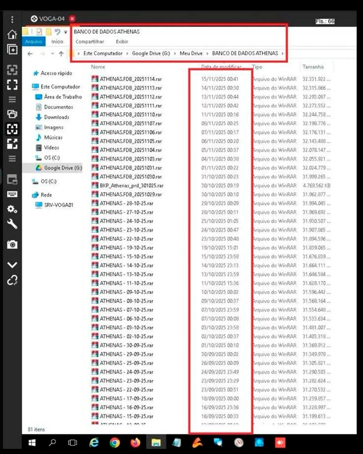 Banco de dados sistema Athenas Banco de dados sistema Athenas