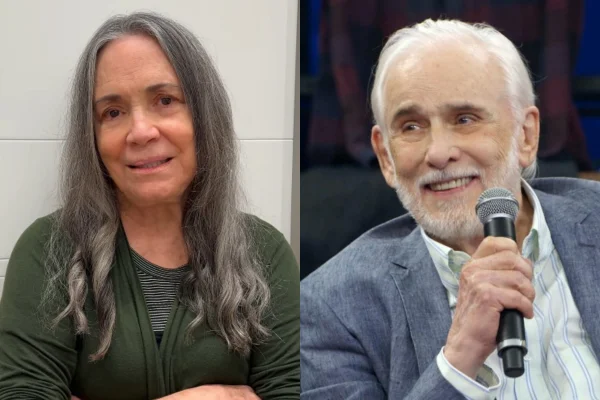 Abatida, Regina Duarte lamenta a morte de Francisco Cuoco