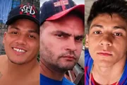 Hadryan Gabriel Sabará Silva à direota, Magno José Ferreira e Kauan Oliveira Alves à esquerda Hadryan Gabriel Sabará Silva à direota, Magno José Ferreira e Kauan Oliveira Alves à esquerda