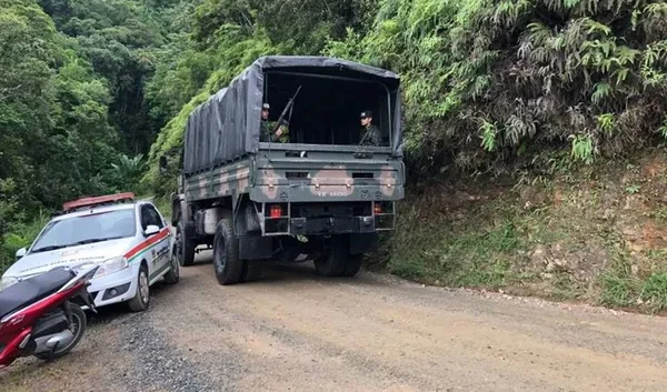 acidente exército sc