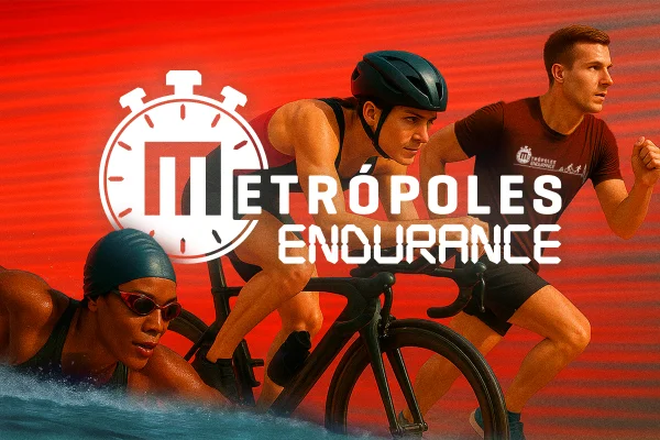 Imagem colorida do Metrópoles Endurance, competição de aquathlon e triatlo- Metrópoles